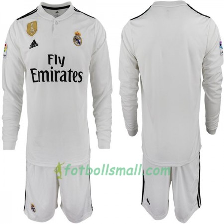 Real Madrid Fotbollströjor Barn Hemma tröja 2018/19 Långärmad